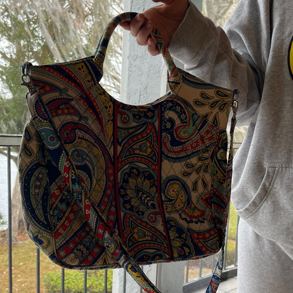 Vera Bradley Colorful Paisley Tote - Picture 2 of 11